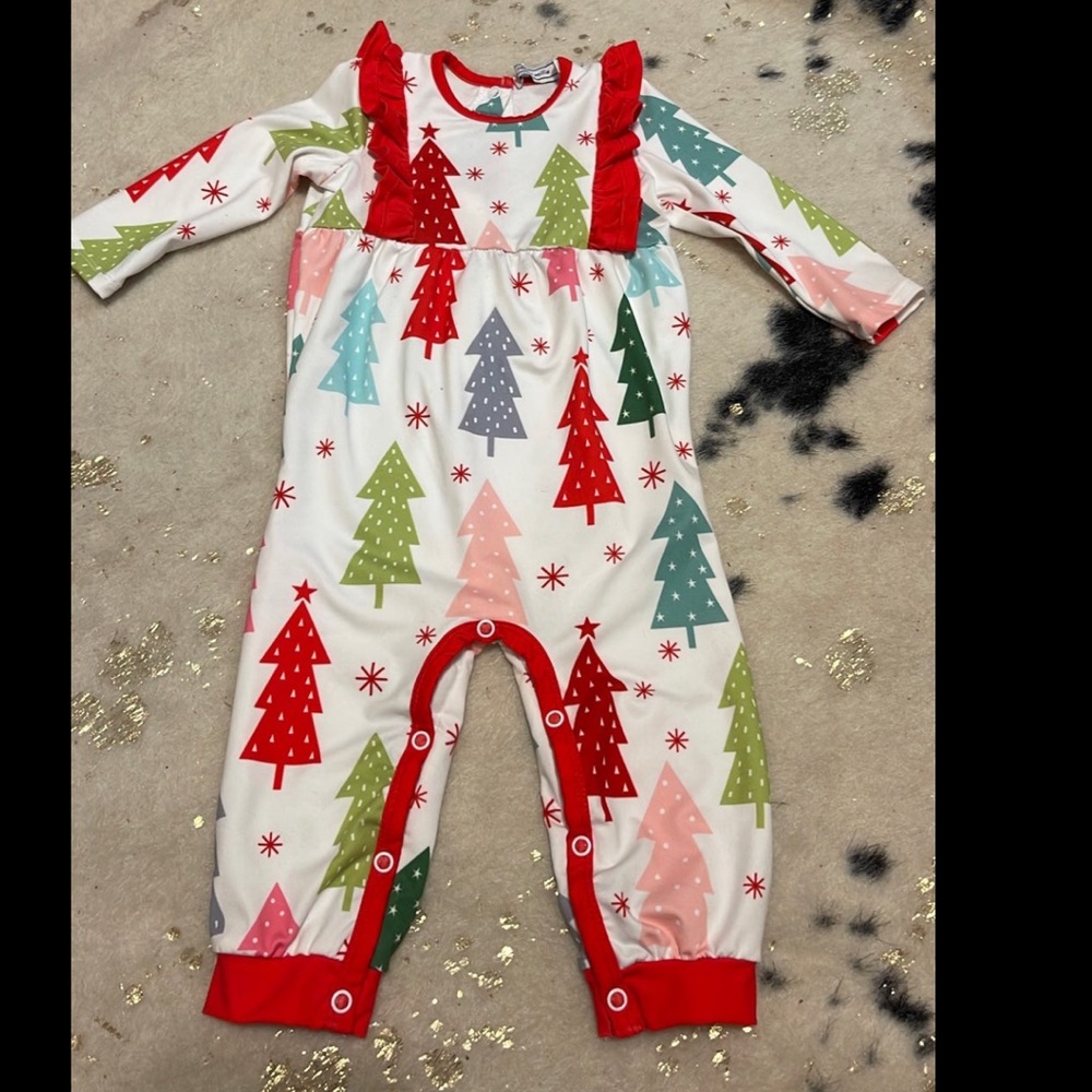 Little Millie 6m Christmas jumper.
